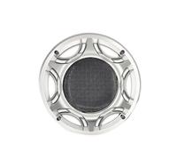 Protective Decorative Ring Car Audio 8-inch Round Hollow Speaker Grille 228mm DIY Dust Cover(Red)(Silver)