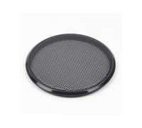 Protective Decorative Ring For Car Modification 2-2.5 Inch 26-gauge Holeless Speaker Mesh Cover DIY Dust Cover(82mm black circle+black net)