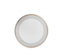 Protective Decorative Ring For Car Subwoofers Ceiling Speakers Plastic Mesh Covers DIY Dust Cover(Yellow circle+white net 6.5 inches)