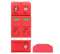 Protective Device 80KA 1000V Voltage Protection Arrester for Distribution Box Red Orange Premium Material (2p)