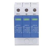 Protective Device Dc1000v 40ka 2p Photovoltaic Breaker Protector For Solar System Blue White Module Design Easy Install 35mm Rail (3P)