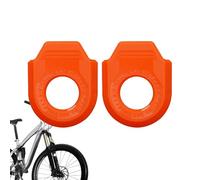 Protective device for the bicycle crank, elastic shockproof protective covers, protection and cover for bicycle crank arm, for mountain bike, road bike, outdoor, cycling, biking, trailing, commuting