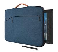 Protective Drawing Tablet Sleeve Case for Wacom Cintiq 16/ Cintiq Pro 17, Huion KAMVAS Pro 16, Waterproof Carrying Tablet Bag(Blue)