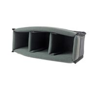 Protective DSLR camera insert, divided partition case for organizer and travel, gray