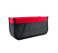 Protective DSLR camera insert, divided partition case for organizer and travel, red