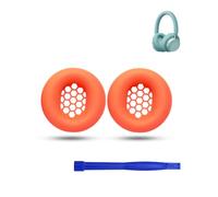 Protective Ear Pad Covers for CMF Headphone Pro Over-Ear Headphones, daunke Silicone (Including a Pair), Full Protection, Orange