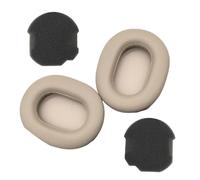 Protective Earphone Covers Earpads For WH1000XM5 Soft Protein Headsets Earmuffs For Noise Isolation 2Pieces Protein Leather Ear Cushions