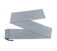 Protective Elastic Polyester Storage Sleeve with Knit Fabric for Hunting Equipment Cover, Silicone Treated to Protect Against Moisture, Rust and Dust, Includes Drawstring (Grey)
