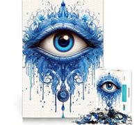 Protective Evil Eye 1000 Piece Jigsaw Puzzle for Teenagers Reason Skill Toy Stress Free Exact Cut Lovely Present (50x75cm)