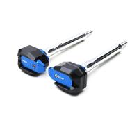 Protective fairing and chassis Motorcycle Accessories Anti-fall Rack Slider Fairing Crash Pad Protective Cover For GTR1400 ZX14R For NINJA1400 ZZR1400(BLUE- A)