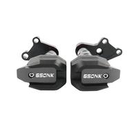 Protective fairing and chassis Motorcycle Accessories Anti-fall Rack Slider Fairing Crash Pad Protective Cover For 400NK 650NK CF400NK CF650NK(Titanium a)