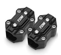 Protective fairing and chassis Motorcycle Accessories Engine Guard Bumper Protection Decorative Block Crash For TDM 850 900 TDM850 TDM900 2017-2022(Black)