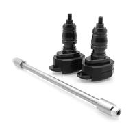 Protective fairing and chassis Motorcycle Accessories Left & Right Anti-fall Rack Slider Fairing Crash Pad Protective Cover For Diavel 1200 Diavel1200(BLACK- B)