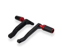 Protective fairing and chassis Motorcycle Anti-fall Rack Slider Fairing Crash Pad Protective Cover For Monster 950 937 Monster950 2021 2022(H-Red)