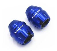 Protective fairing and chassis Motorcycle Front Fork Wheel Fall Protection Frame Slider Anti Crash Protector For NMAX155 XMAX300 NMAX 155 XMAX 300 250(Blu,A)