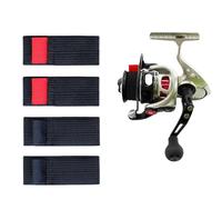 Protective Fishing Reel Belt in Spool - A Practical Set Of 4 For Storage Fishing Equipment, Durable Tackle Links | Fishing Reel Case, Coils Protector, M, Se référer au descriptif, Refer to description