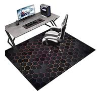 Protective Floor Protector Mat, Office Chair Mat for Carpeted Floor, Gaming Chair Mat Non-Slip, Chair Mat Carpet Protector for Low Pile Carpets, Floor Mat for Computer Desk Chairs 120 x 140 cm