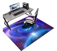 Protective Floor Protector Mat, Office Chair Mat for Carpeted Floor, Gaming Chair Mat Non-Slip, Chair Mat Carpet Protector for Low Pile Carpets, Floor Mat for Computer Desk Chairs 90 x 140 cm