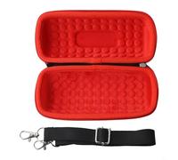 Protective For EVA Speaker Bag for JBL Flip 7| Hard Shell Carrying Case with Shockproof Storage| Lightweight Travel Pouch for Outdoor Adventures| Black Grey Orange(black)