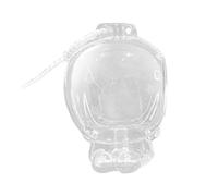 Protective for, High Clear Cover for Have A Seat, Acrylic Display with Keychains (Doll Not Include) Tyj771 (Beige, 12x10cm)