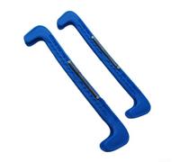 Protective For Ice Skate Blade Cover with Adjustable Length for For Ice Hockey and Figure Skating Equipment Use on Multiple Surfaces (Blue)