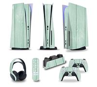 Protective For PS5 Console Disc Edition & Digital Sticker Vinyl Decal Cover For Ps5 Controller & Charging Station & Headset & Media Remote 67818 Bubble-Free Residue-Free(Digital Edition)