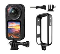 Protective Frame Cage for Insta360 X6 Camera, Anti-Scratch Camera Protective Bezel Quick Release Housing Shell with 1/4" Mount Adapter & Screw for Tripods, Selfie Sticks, Accessories