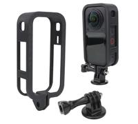 Protective Frame Case for Insta360 X6 Action Camera, Plastic Protective Bezel Frame Cage with 1/4 Screw Hole Tripod Mount Adapter X6 Camera Accessories