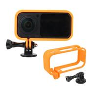 Protective Frame Case for Insta360 X6 Action Camera, Plastic Protective Bezel Frame Cage with 1/4 Screw Hole Tripod Mount Adapter X6 Camera Accessories