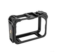 Protective Frame for DJI for osmo Action 6, Heavy Duty Camera Cage with Mounting Points for Accessories, for impact Resistant Plastic Shell for Flexible Angles, Lightweight Carry, Black