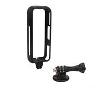 Protective Frame for Insta360 X4 AIR Soft Silicone Skin Anti-Scratch Cover Full for access Orange(Black-Vertical)