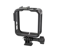 Protective Frame Holder for Camera Cage Rapid Detach Design and Various Fixing Positions Cold Shoe Slot Mount Lightweight Metal Housing for Camera Cage Shoe Slot Mount Supports External Sound and Gear