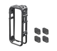 Protective Frame Suitable for Insta360 X4 Air Camera Multi-Function Expansion Frame Bracket Mount Protective Cover Camera Accessories (Black)