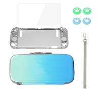 Protective Gear NSW2 Portable Console Carrying Case Non-Slip Steering Wheel Cover Scratch Resistant Film Thumb Stick Guard Game Essential Protection Bundle