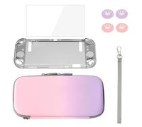 Protective Gear NSW2 Portable Console Carrying Case Non-Slip Steering Wheel Cover Scratch Resistant Film Thumb Stick Guard Game Essential Protection Bundle