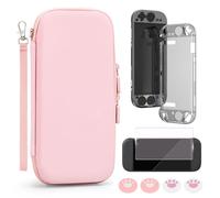 Protective Gear NSW2 Portable Console Carrying Case Non-Slip Steering Wheel Cover Scratch Resistant Film Thumb Stick Guard Game Essential Protection Bundle