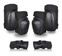Protective Gear Set for Adult Youth Kids, Knee Pads Elbow Pads Wrist Guards 6 in 1 for Skateboard Scooter Roller Skate Inline Skate Rollerblade Cycling BMX Bike