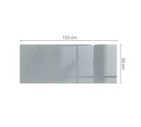 Protective Glass Hearth Plate Pad for Log Burners Color Gray Square Rectangular