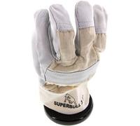 Protective Gloves Heavy Duty Leather Liquid Repelant Size 10 [12 Pieces]