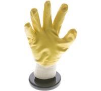 Protective Gloves Knitted Nitril Coating Oil-Resistant Size 10 [10 Pieces]
