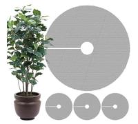 Protective Grid for Potting Soil, Adjustable Cut Out Planter Protection, Ground Protector for Pot - For Indoor Gardening, Home, Balcony, Greenhouse, Garden, Yard, Lawn, Patio, Cultivation and