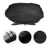 Protective Grill Cover For Weber For Q1000 Q2000 Q200 Portable Grills With Adjustable Straps And Material(210D84*51 * 38cm)