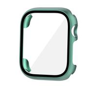 Protective Hard-Case Cover For Watch 8 7 6 5 4-SE Scratch-resist Shock Frame Coverage For Smart Watch One-piece Bumper F Screen Protector Tempered-glass For Smart Watch Camera Lens Privacy Full Case