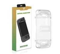 Protective Hard Case for Steam Deck Consoles, PC Anti-slip Clip-on Clear Crystal Shell with Stand Accessory Spare Part