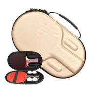 Protective Hard Case, Portable Tennis Storage, 12.2x7.09x2.36 Inches Racquet Bag with Shell, Carrying Tennis Bag with Padded Interior, Sports Gear for Kids and Adults