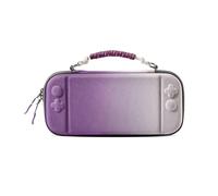 Protective Hard Shell Carrying Case for Switch 2 Console 2025, 10 Game Card Slots Storage with Crush Resistant and Woven Hand Strap for Switch 2 Accessories and Portable (Taro Purple)