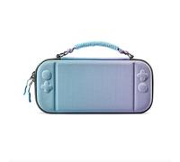 Protective Hard Shell Carrying Case for Switch 2 Console 2025, 10 Game Card Slots Storage with Crush Resistant and Woven Hand Strap for Switch 2 Accessories and Portable (Azure Sky Blue)
