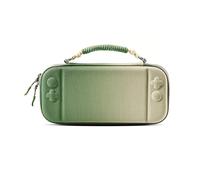 Protective Hard Shell Carrying Case for Switch 2 Console 2025, 10 Game Card Slots Storage with Crush Resistant and Woven Hand Strap for Switch 2 Accessories and Portable (Wilderness Green)