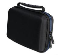 Protective Hard Shell Case for Nintendo for 3ds XL Console - EVA Travel Pouch with 8 Game Cartridge Slots and Accessory Mesh Bag - Blue Shockproof Storage(Blue)
