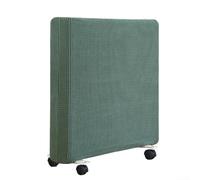 Protective heater dust cover with elastic polyester fabric and elastic cord for snug secure fit on various heater sizes, designed to reduce dust accumulation (Green M)